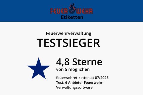 Ausgezeichnet als beste Feuerwehrverwaltung