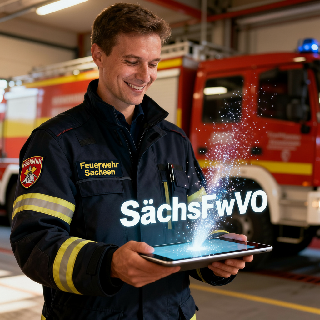 Digitalisierung in Sachsens Feuerwehren